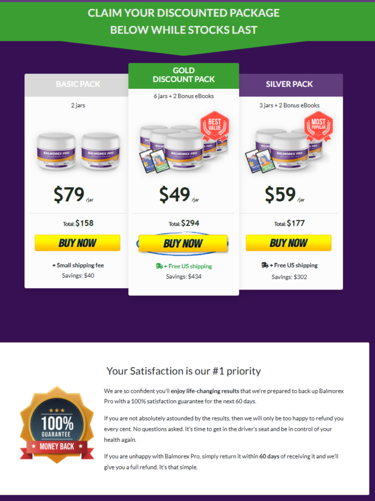 Balmorex Pro Limited Time Special Offer Act Now 